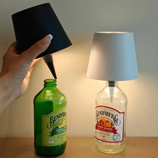 Wireless Bottle Lamp  3-Color Touch Control with Stepless Dimming