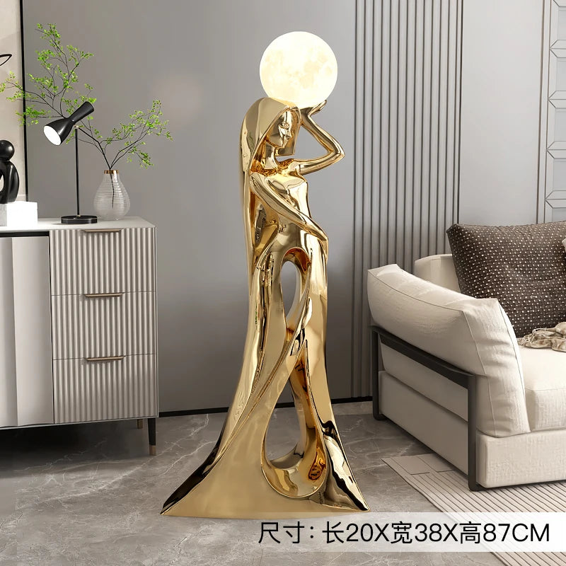 Home Decor Ladies Statue Living Room