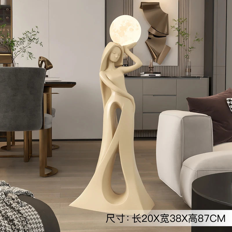 Home Decor Ladies Statue Living Room