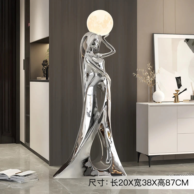 Home Decor Ladies Statue Living Room